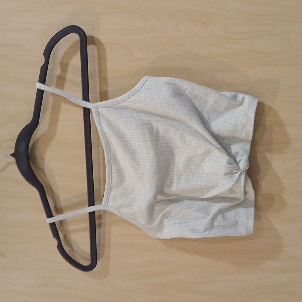 Tie knot tank top